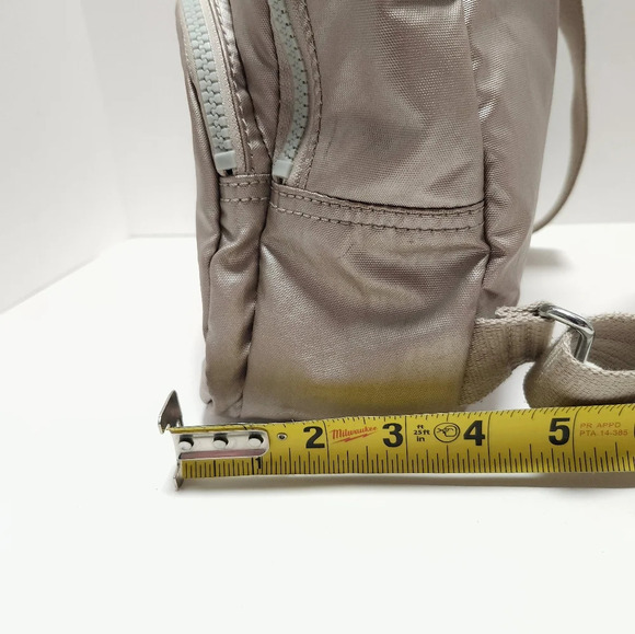 Kipling Womens Backpack metallic silver / Gold - Picture 12 of 12